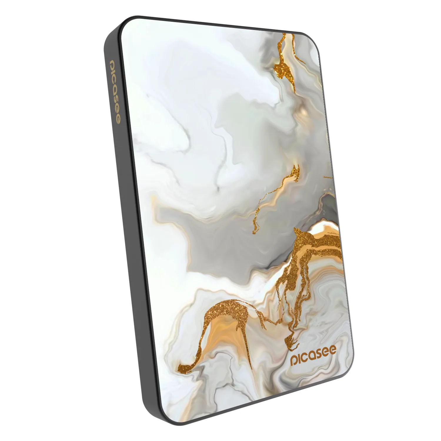 Picasee Prijenosni punjač s MagSafe 5 000 mAh Sivo - Her