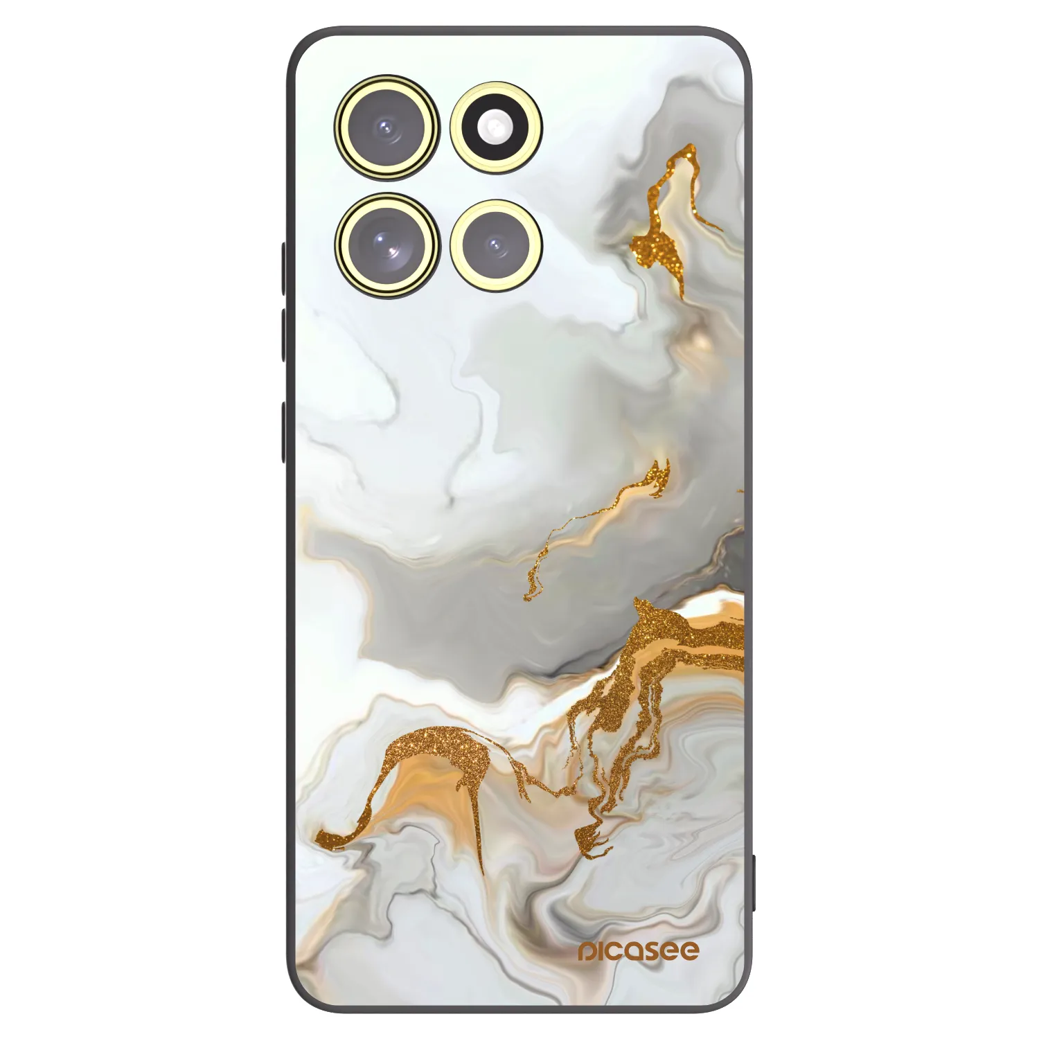 Picasee crna silikonska maskica za Motorola Moto G86 5G - Her