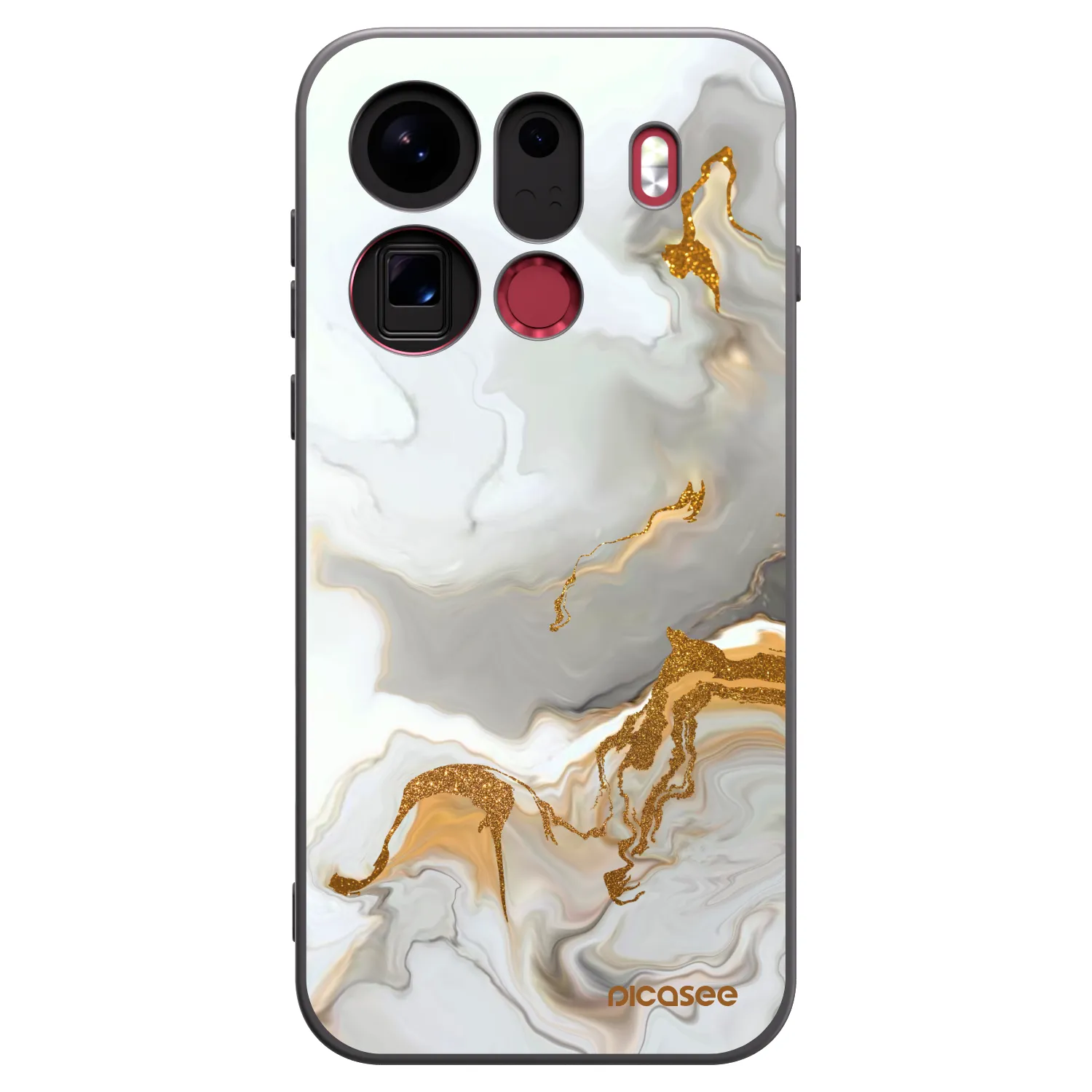 Picasee crna silikonska maskica za OPPO Find X9 Pro - Her