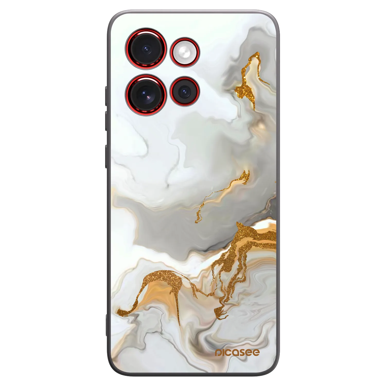 Picasee crna silikonska maskica za Motorola Edge 60 Neo 5G - Her