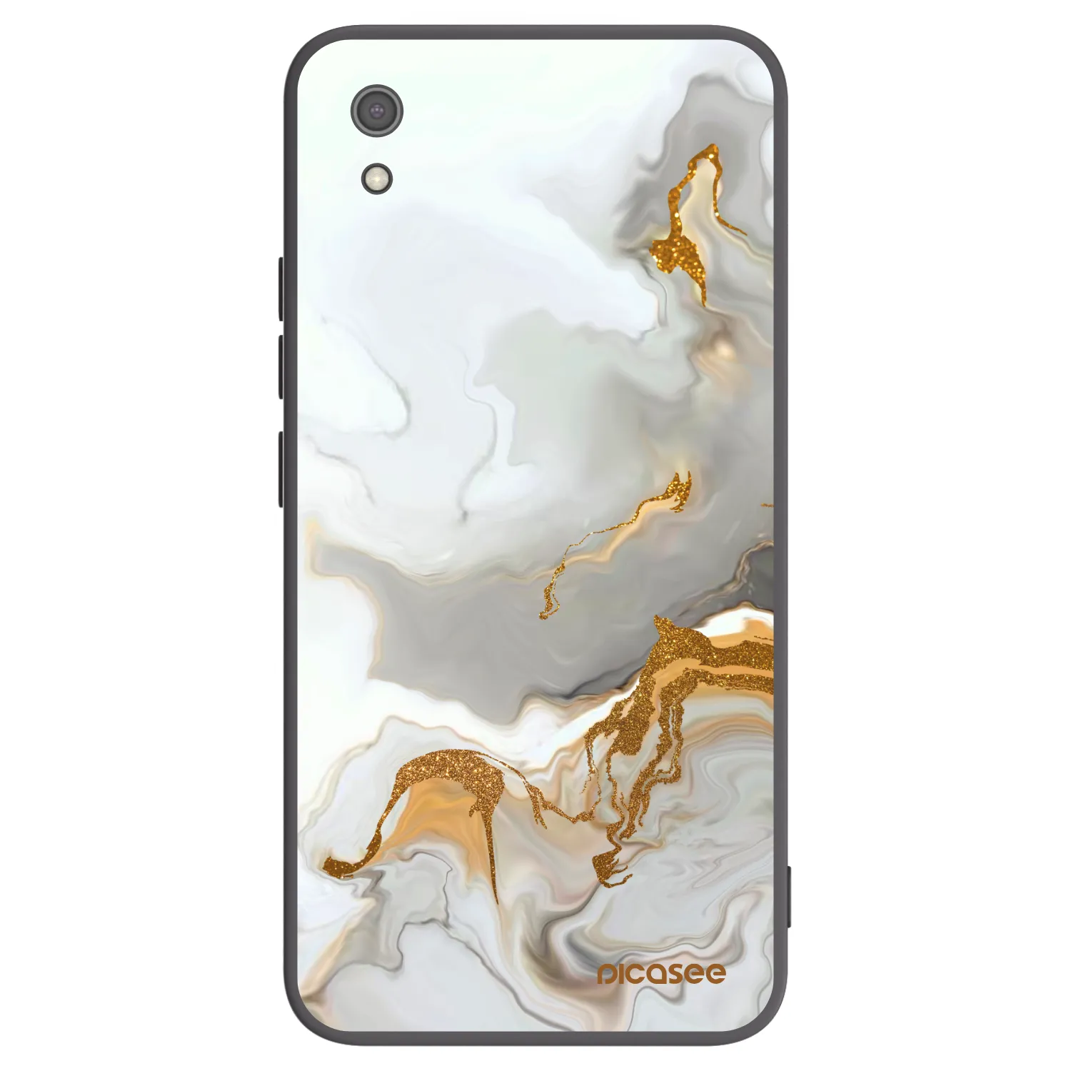 Picasee crna silikonska maskica za Xiaomi Redmi 7A - Her