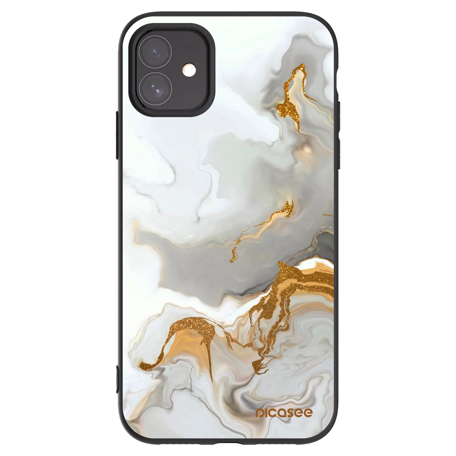 Picasee crna silikonska maskica za Apple iPhone 11 - Her