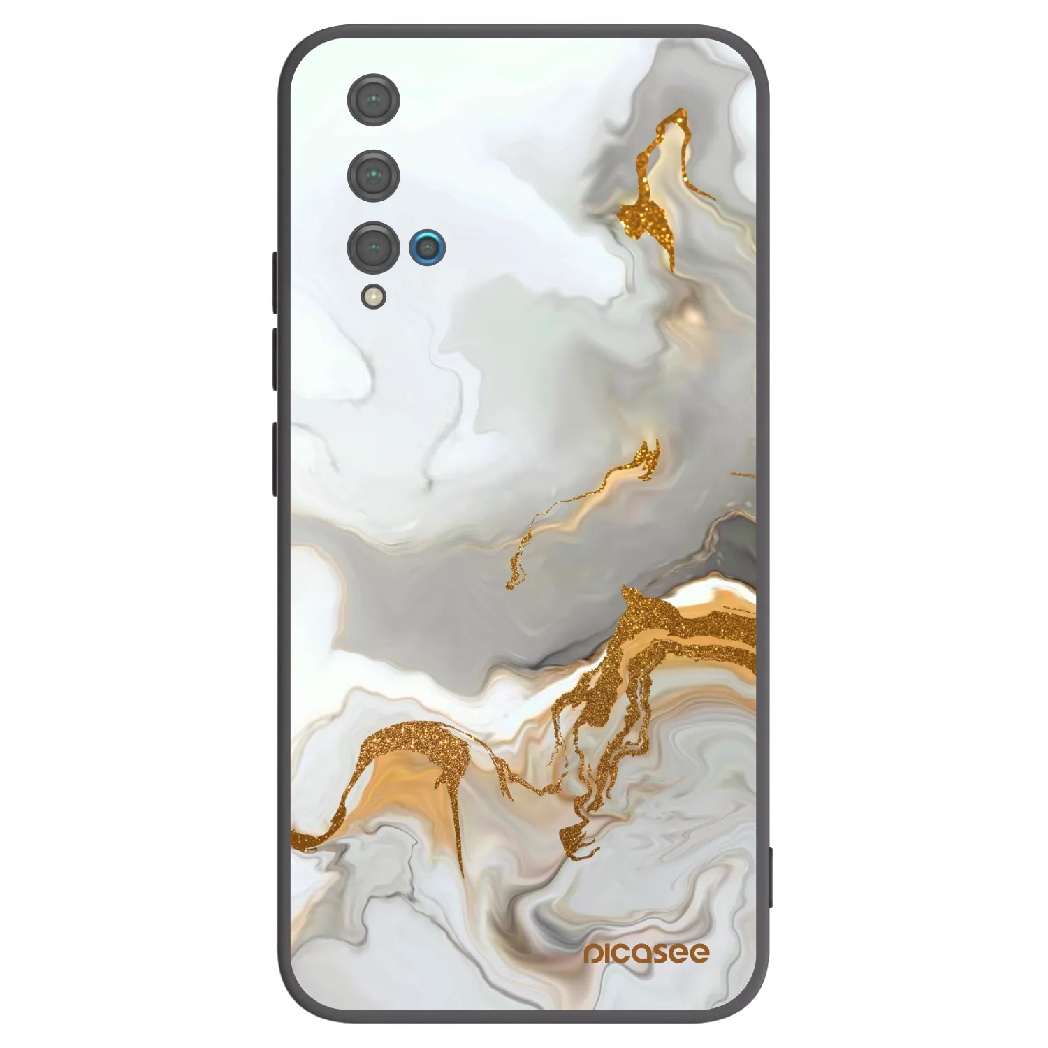 Picasee crna silikonska maskica za Huawei Nova 5T - Her