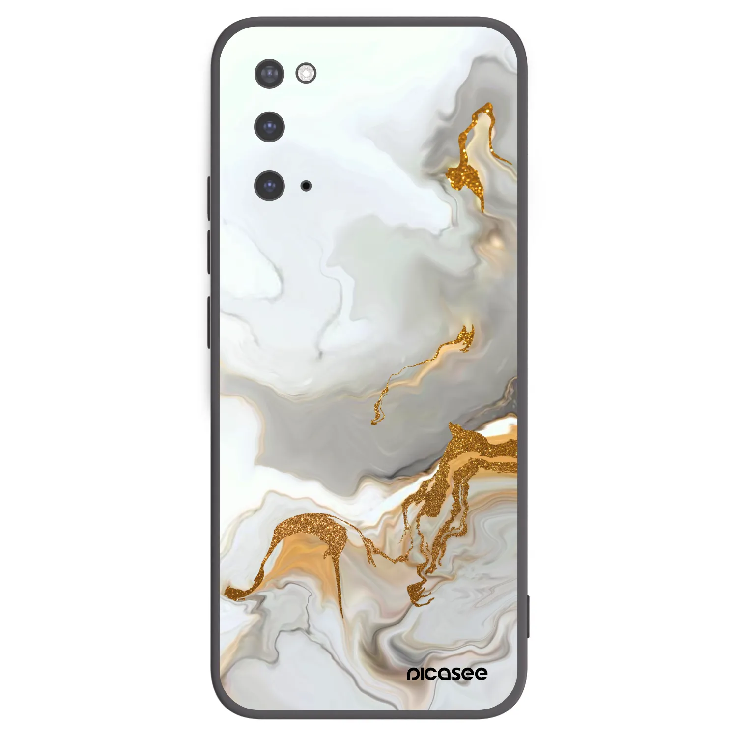 Picasee crna silikonska maskica za Samsung Galaxy S20 G980F - Her