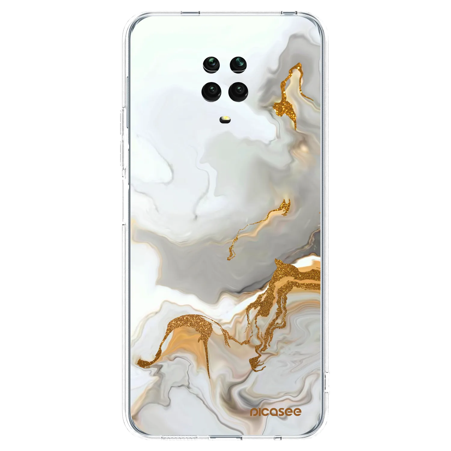 Picasee silikonska prozirna maskica za Xiaomi Redmi Note 9 Pro - Her