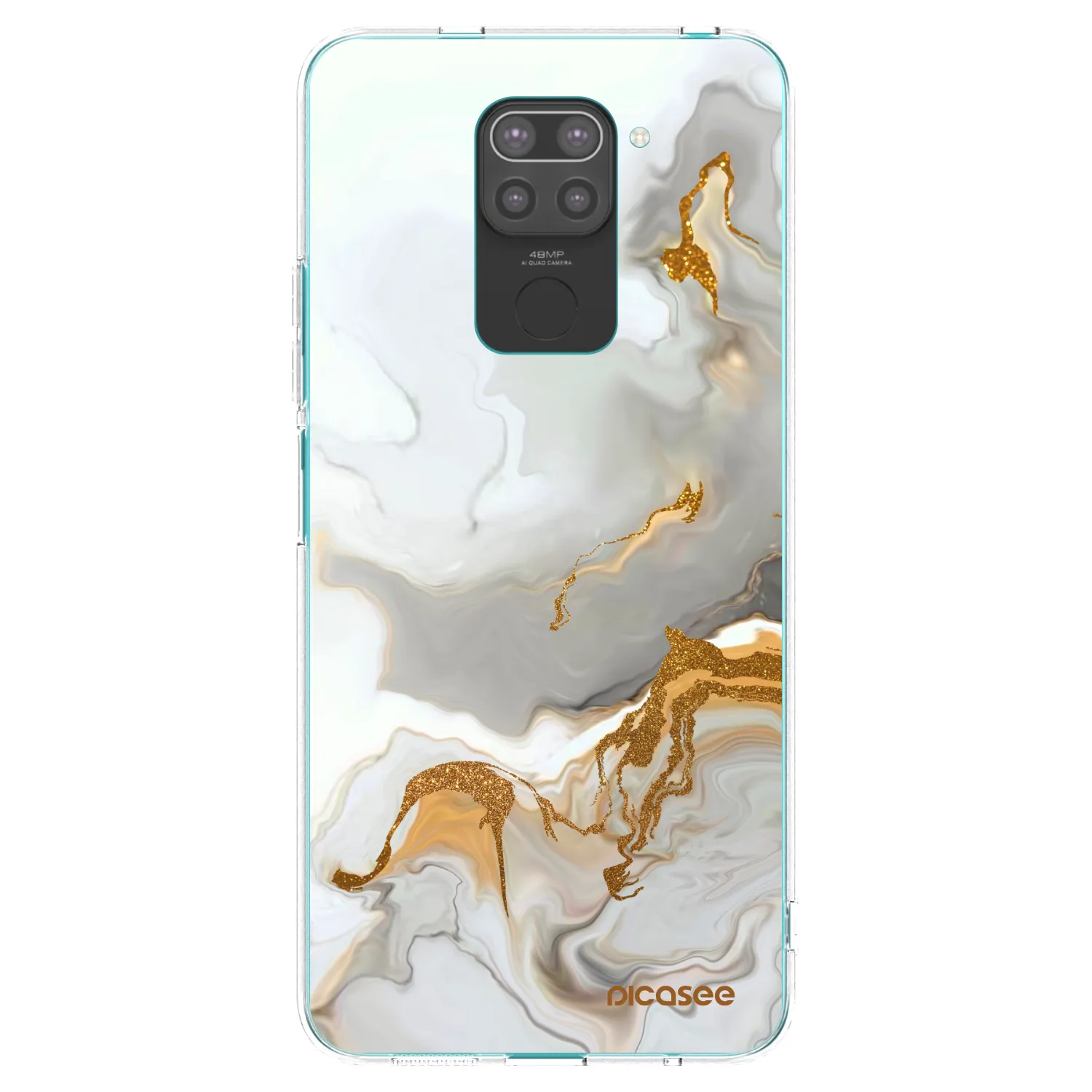 Picasee crna silikonska maskica za Xiaomi Redmi Note 9 - Her