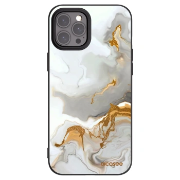 Picasee crna silikonska maskica za Apple iPhone 12 Pro Max - Her