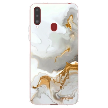 Picasee silikonska prozirna maskica za Samsung Galaxy A20s - Her
