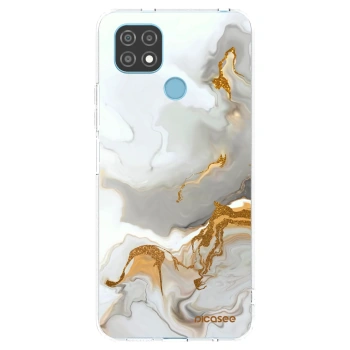 Picasee silikonska prozirna maskica za Realme C21 - Her