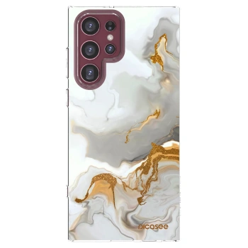 Picasee silikonska prozirna maskica za Samsung Galaxy S22 Ultra 5G - Her