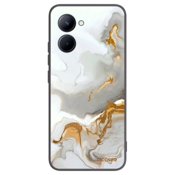 Picasee crna silikonska maskica za Realme C33 (2023) - Her