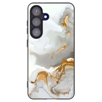 Picasee crna silikonska maskica za Samsung Galaxy S25 5G - Her