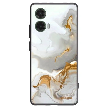 Picasee crna silikonska maskica za Motorola Moto G35 5G - Her