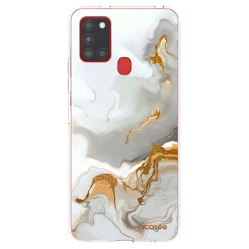 Picasee silikonska prozirna maskica za Samsung Galaxy A21s - Her