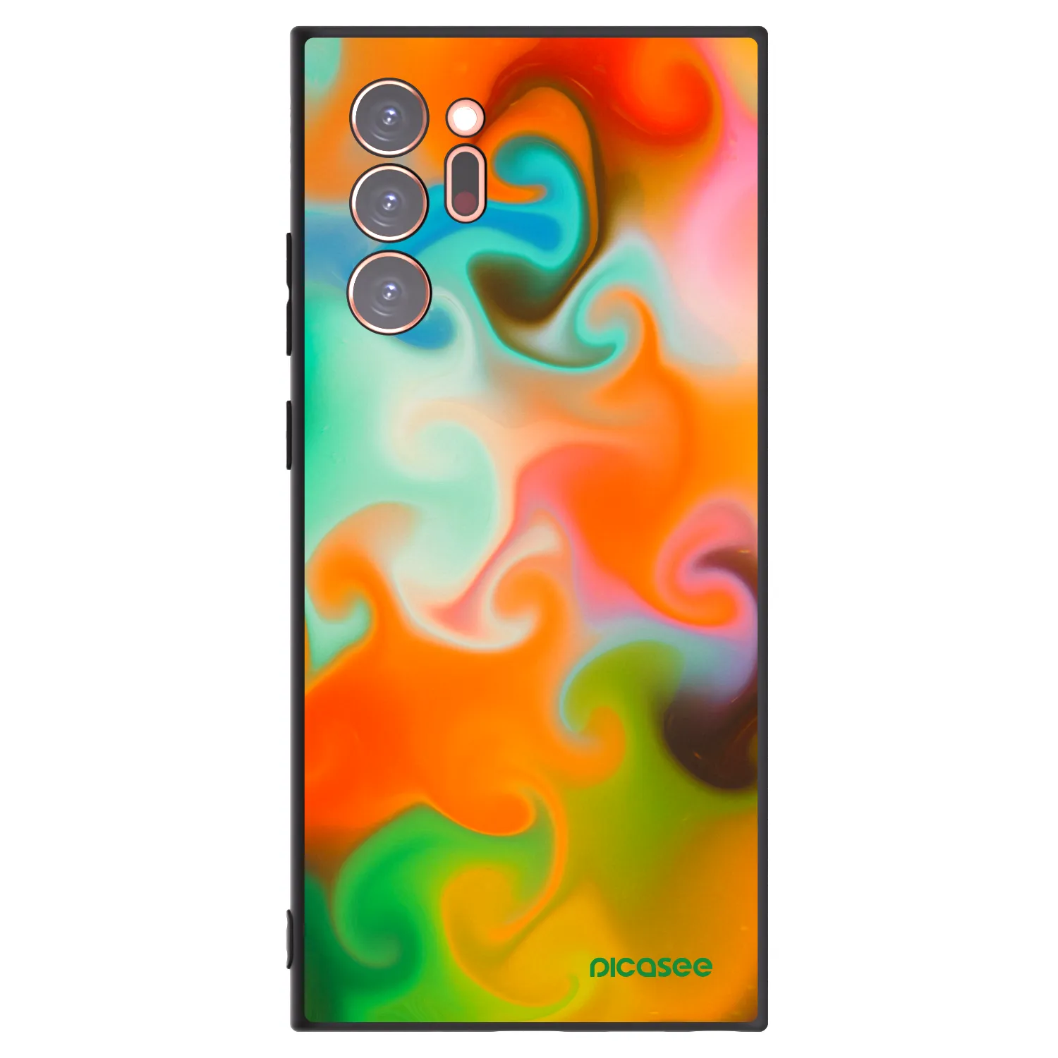 Picasee crna silikonska maskica za Samsung Galaxy Note 20 Ultra - Juice