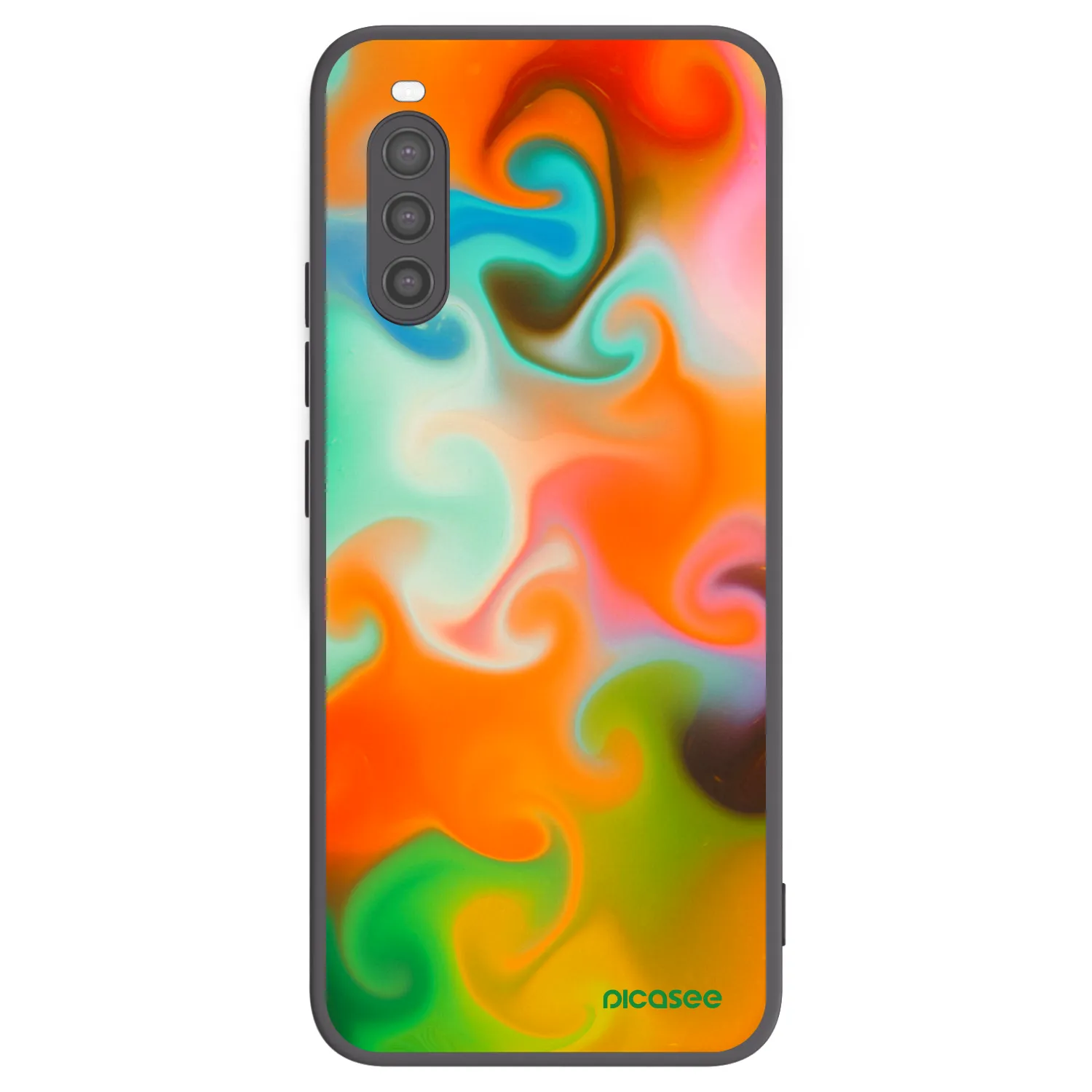 Picasee crna silikonska maskica za Sony Xperia 10 II - Juice