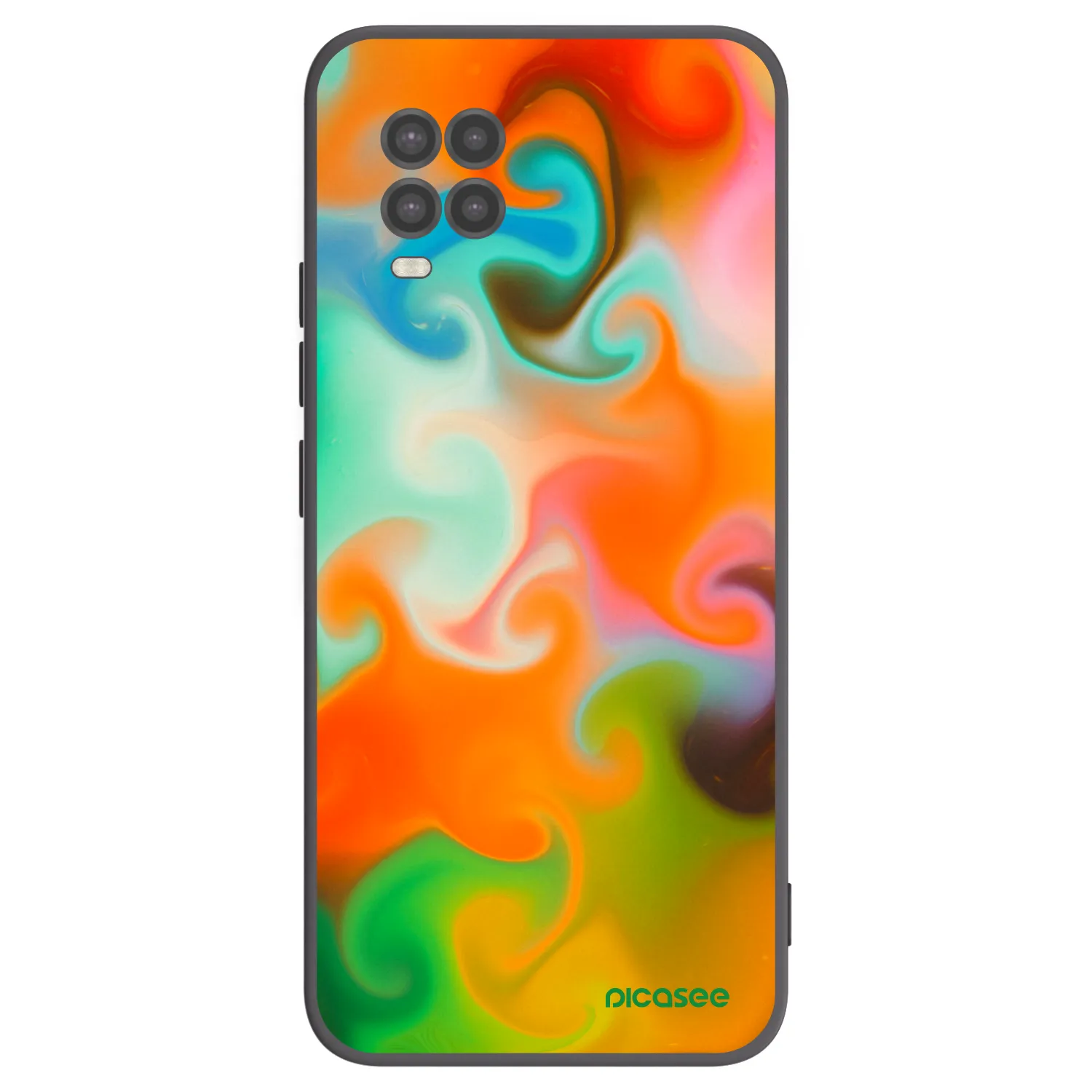 Picasee crna silikonska maskica za Xiaomi Mi 10 Lite - Juice