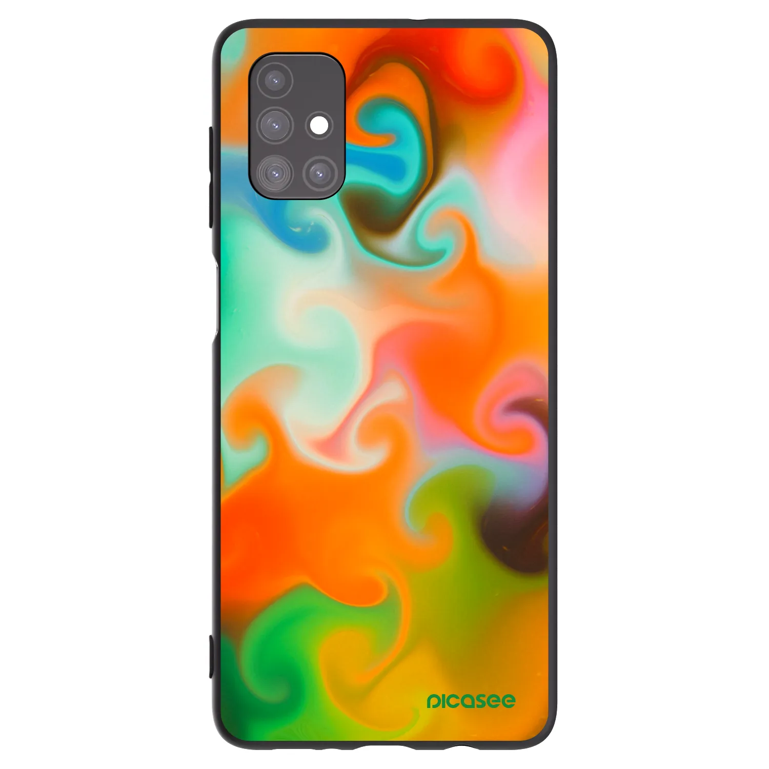Picasee crna silikonska maskica za Samsung Galaxy M51 M515F - Juice
