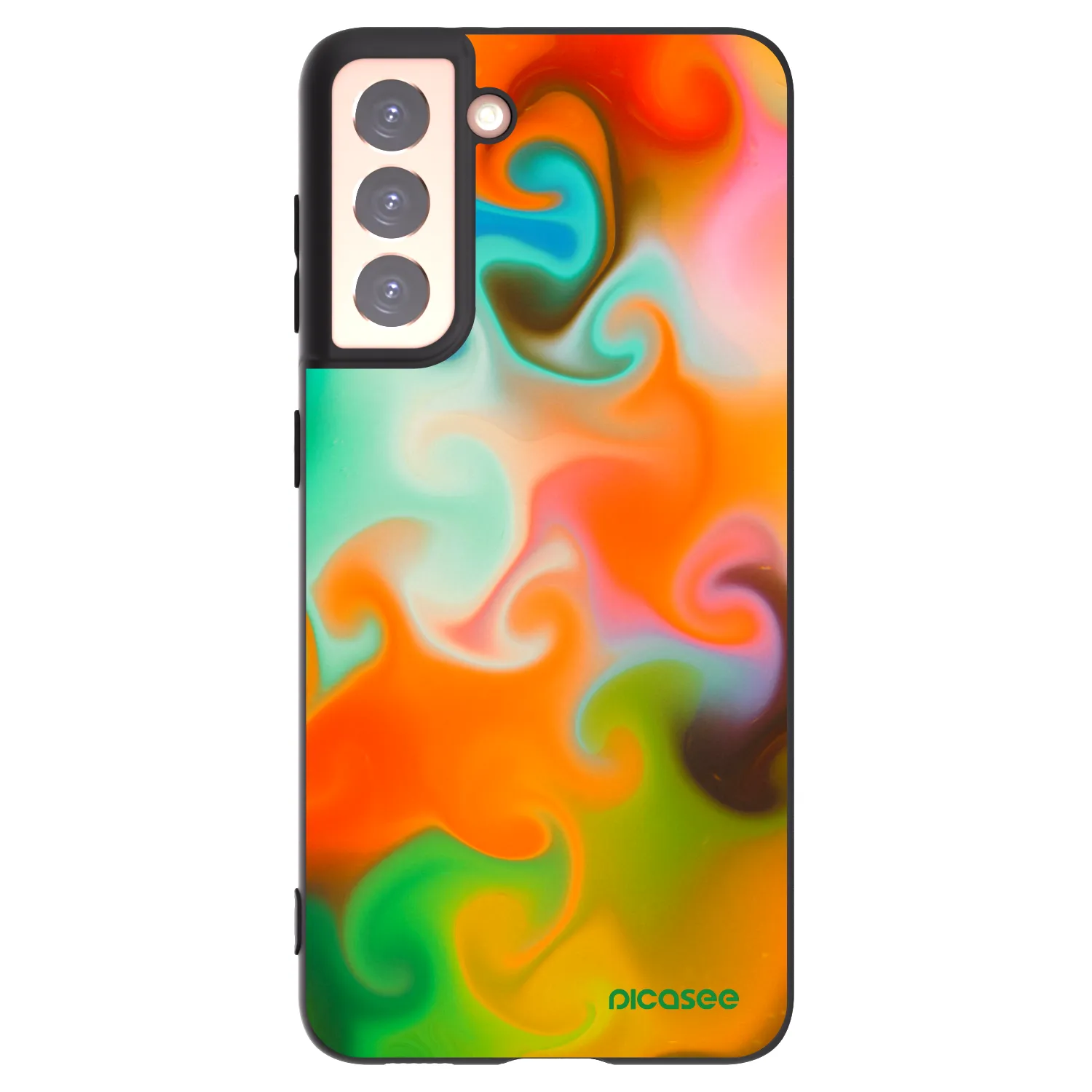 Picasee crna silikonska maskica za Samsung Galaxy S21 5G G991B - Juice