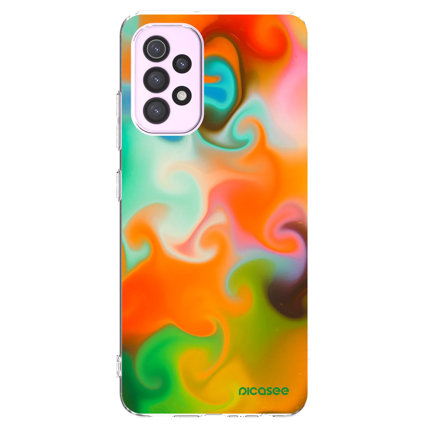 Picasee silikonska prozirna maskica za Samsung Galaxy A32 5G A326B - Juice