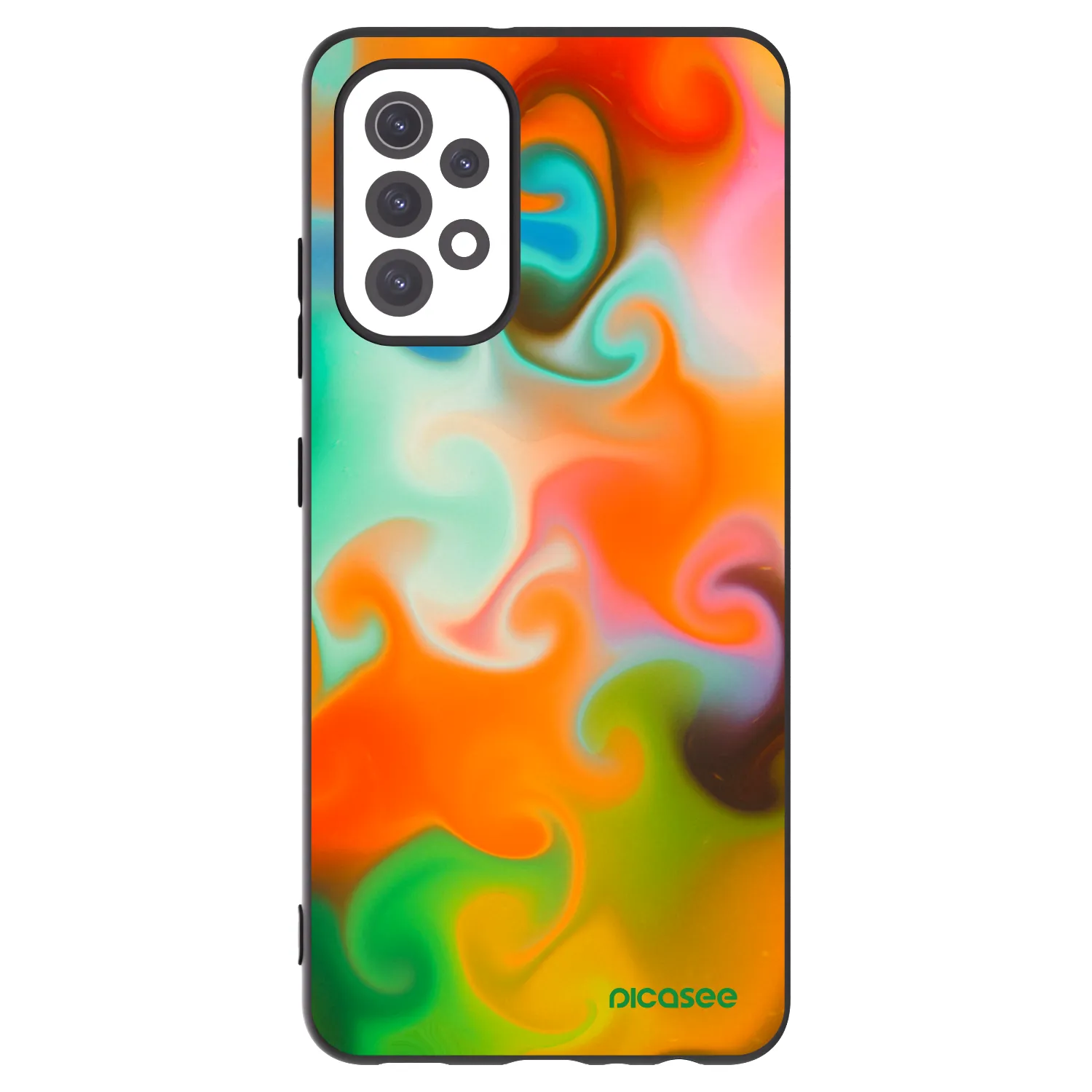 Picasee crna silikonska maskica za Samsung Galaxy A32 5G A326B - Juice