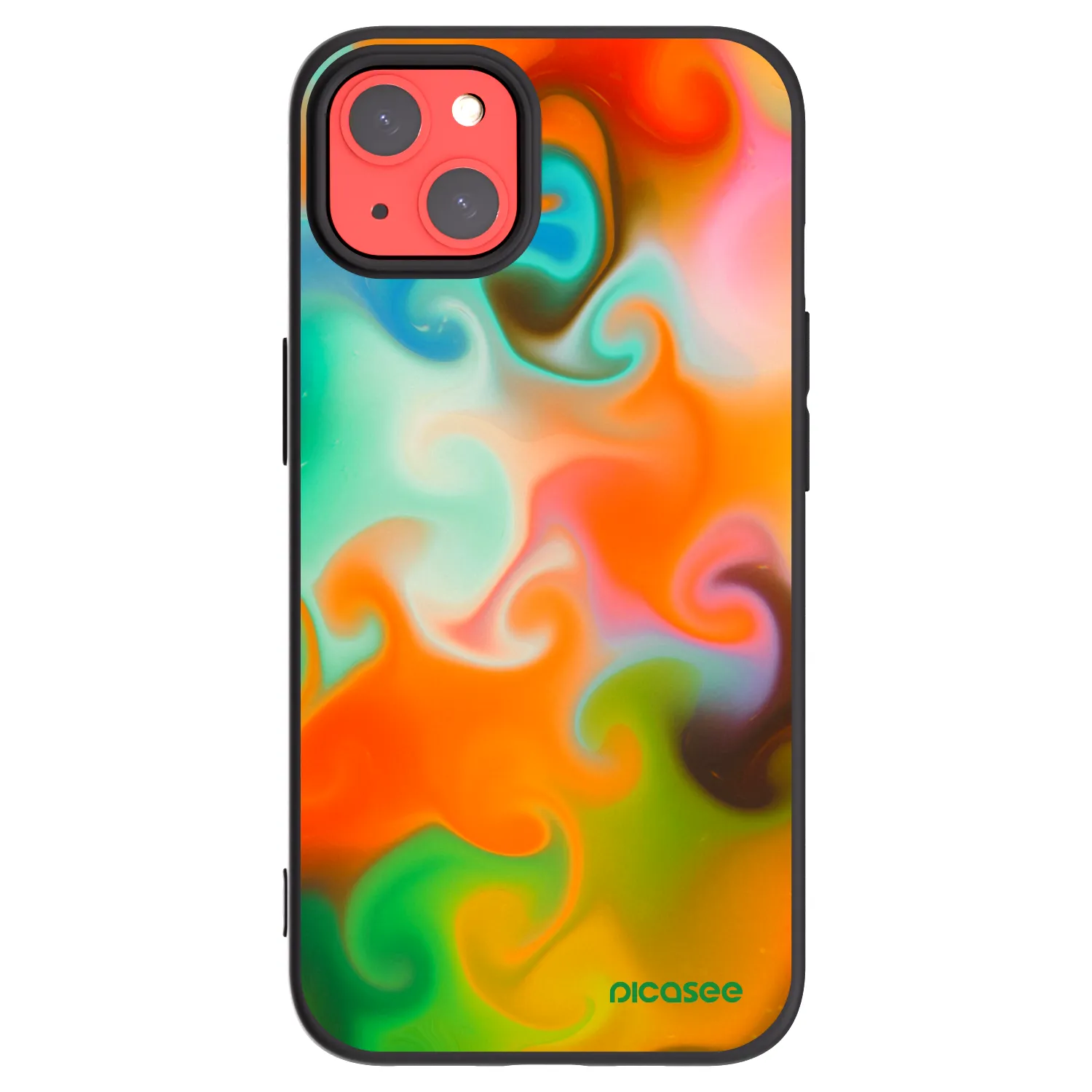 Picasee crna silikonska maskica za Apple iPhone 13 - Juice