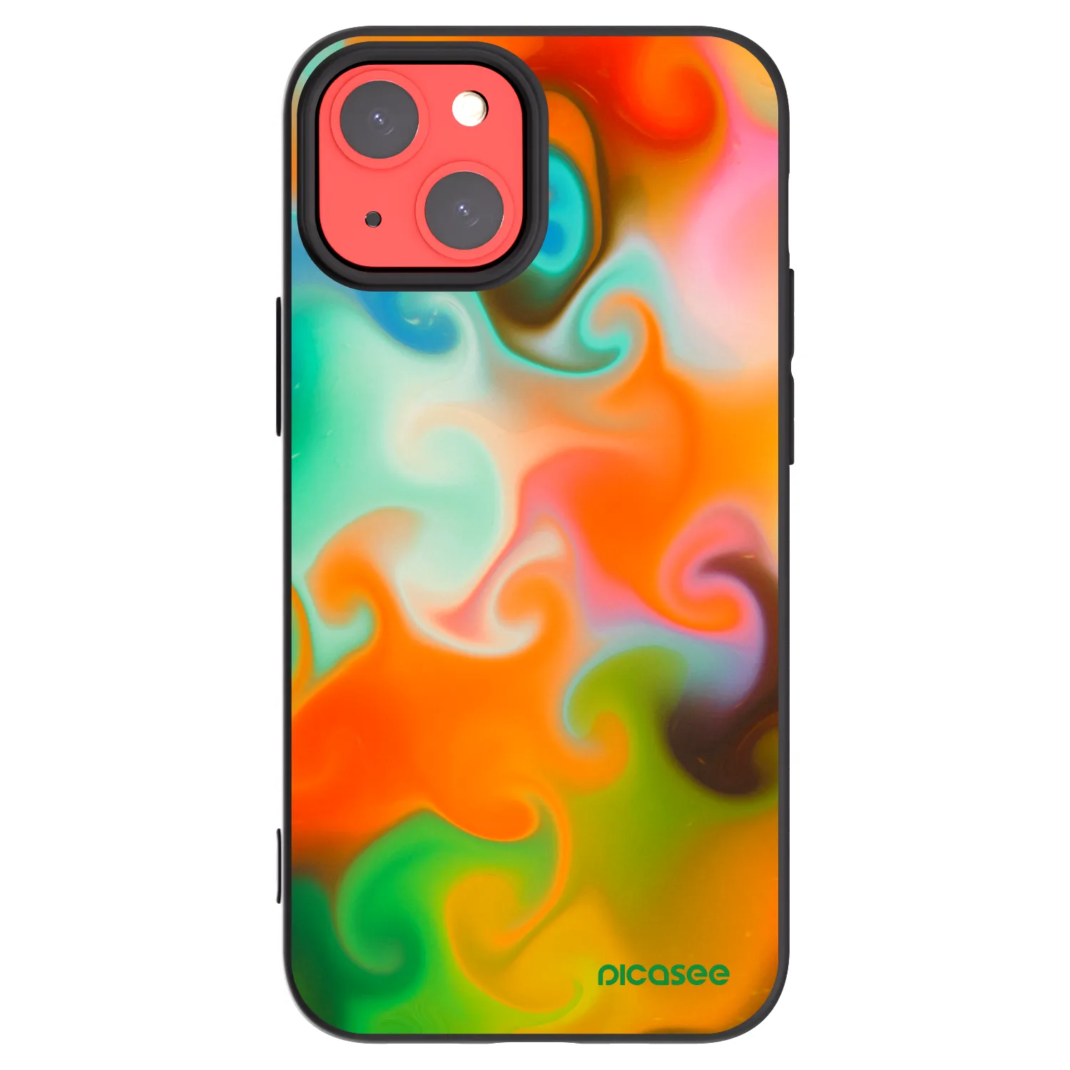 Picasee crna silikonska maskica za Apple iPhone 13 mini - Juice
