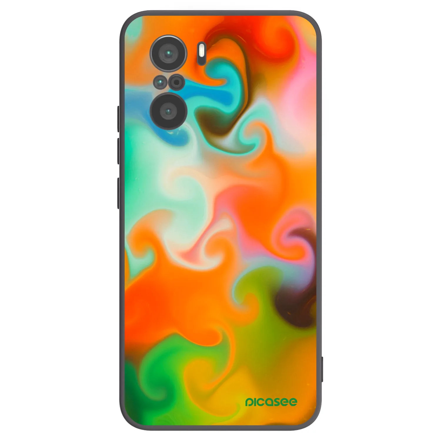 Picasee crna silikonska maskica za Xiaomi Poco F3 - Juice