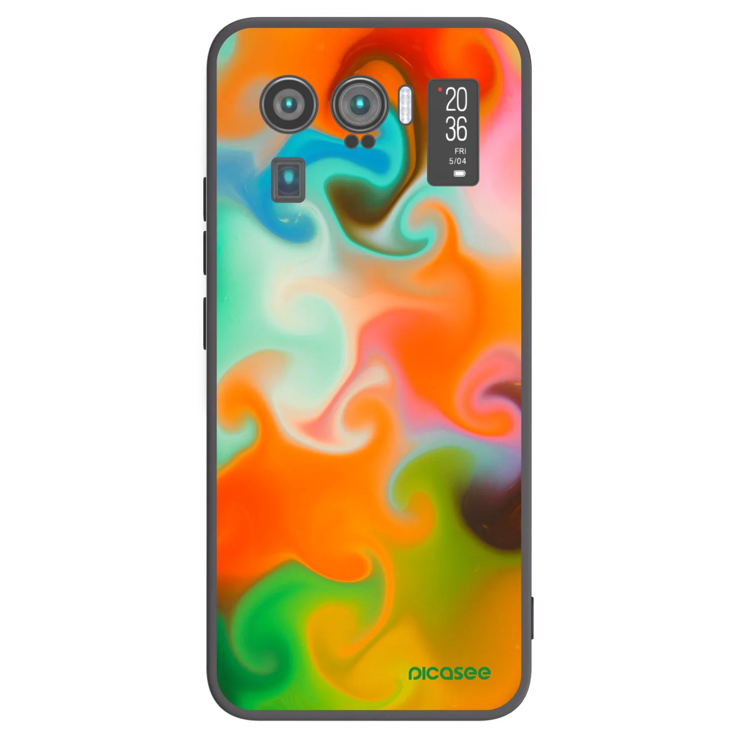 Picasee crna silikonska maskica za Xiaomi Mi 11 Ultra - Juice