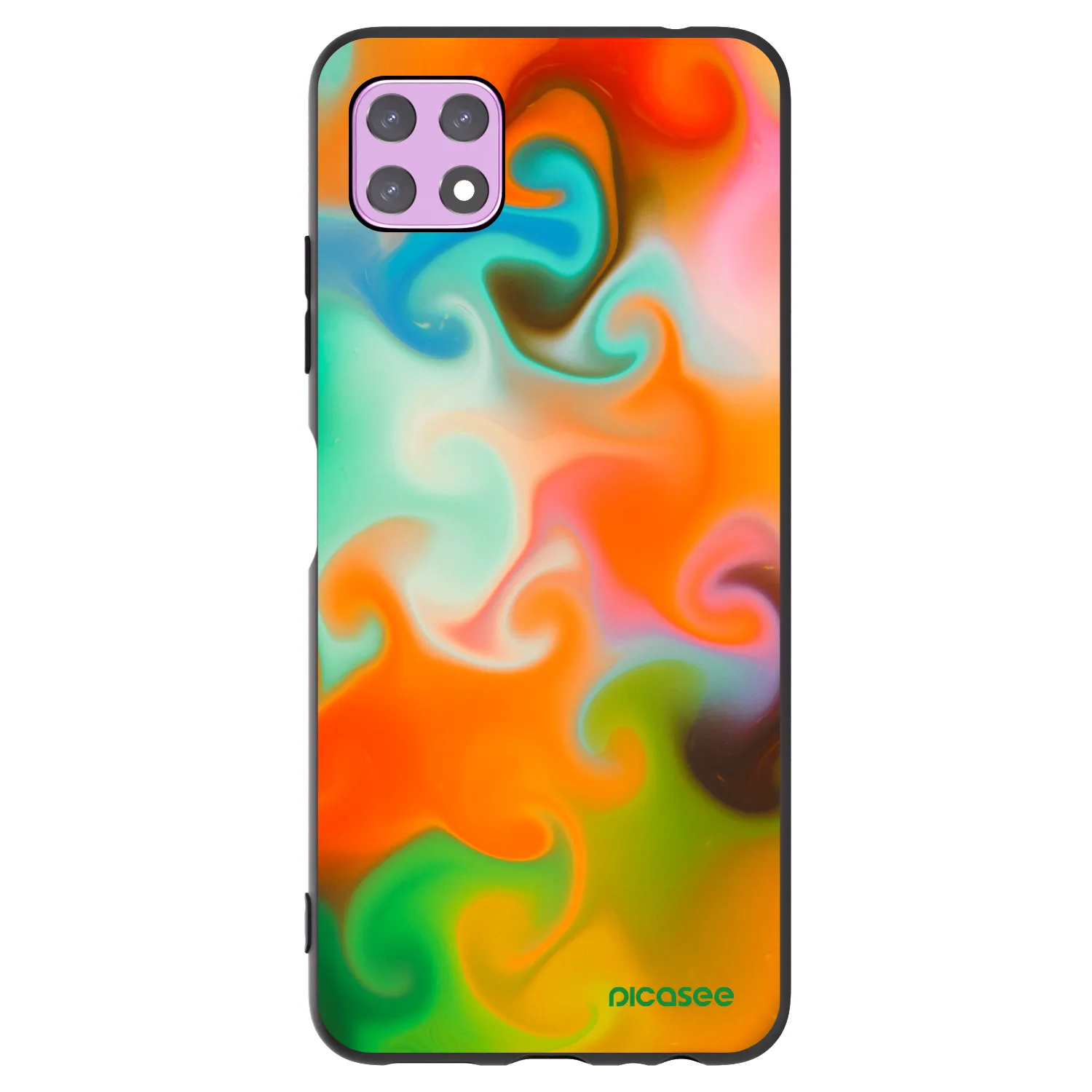 Picasee crna silikonska maskica za Samsung Galaxy A22 A226B 5G - Juice