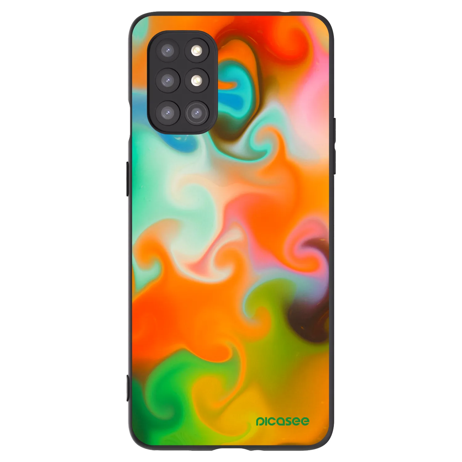 Picasee crna silikonska maskica za OnePlus 8T - Juice