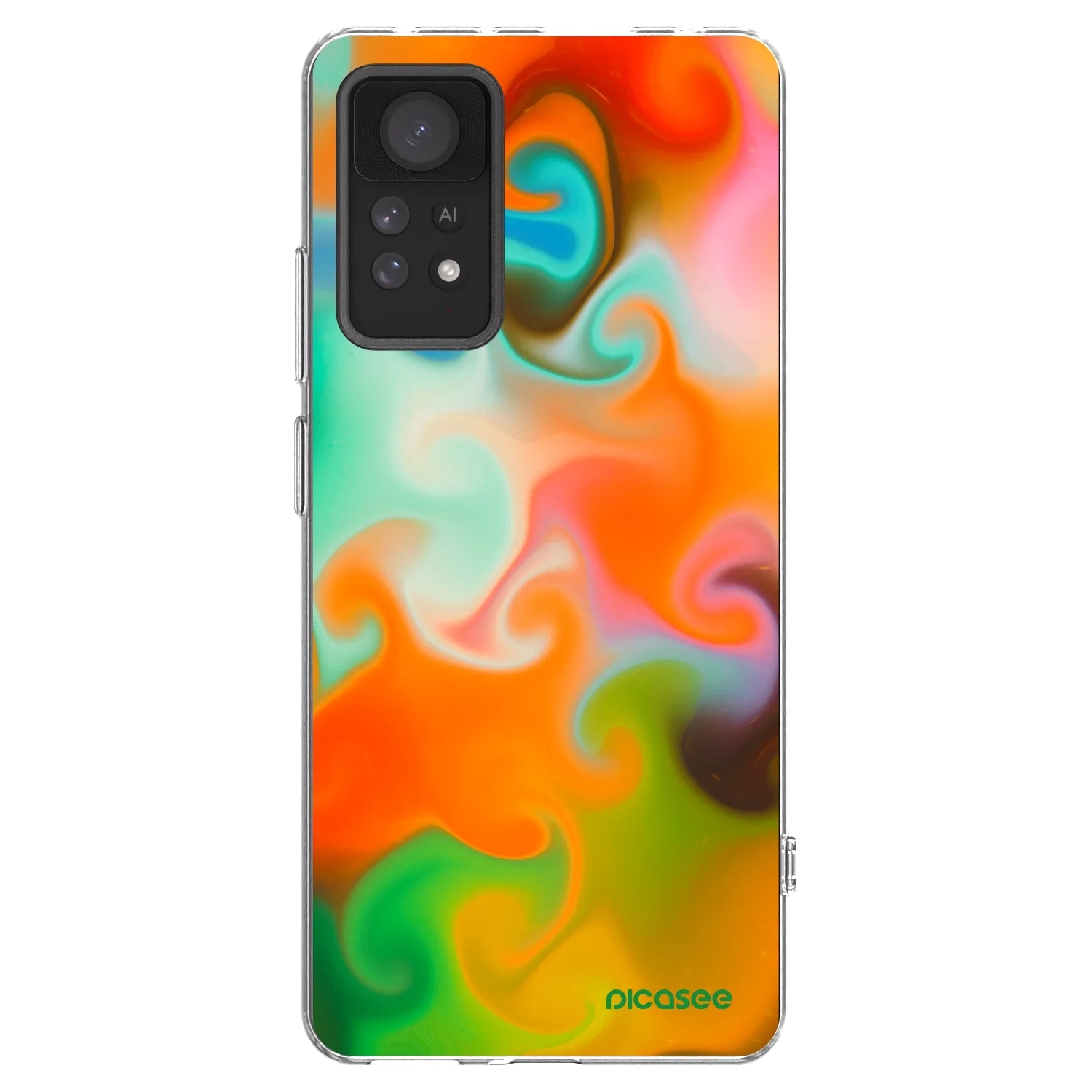Picasee silikonska prozirna maskica za Xiaomi Redmi Note 11 Pro - Juice