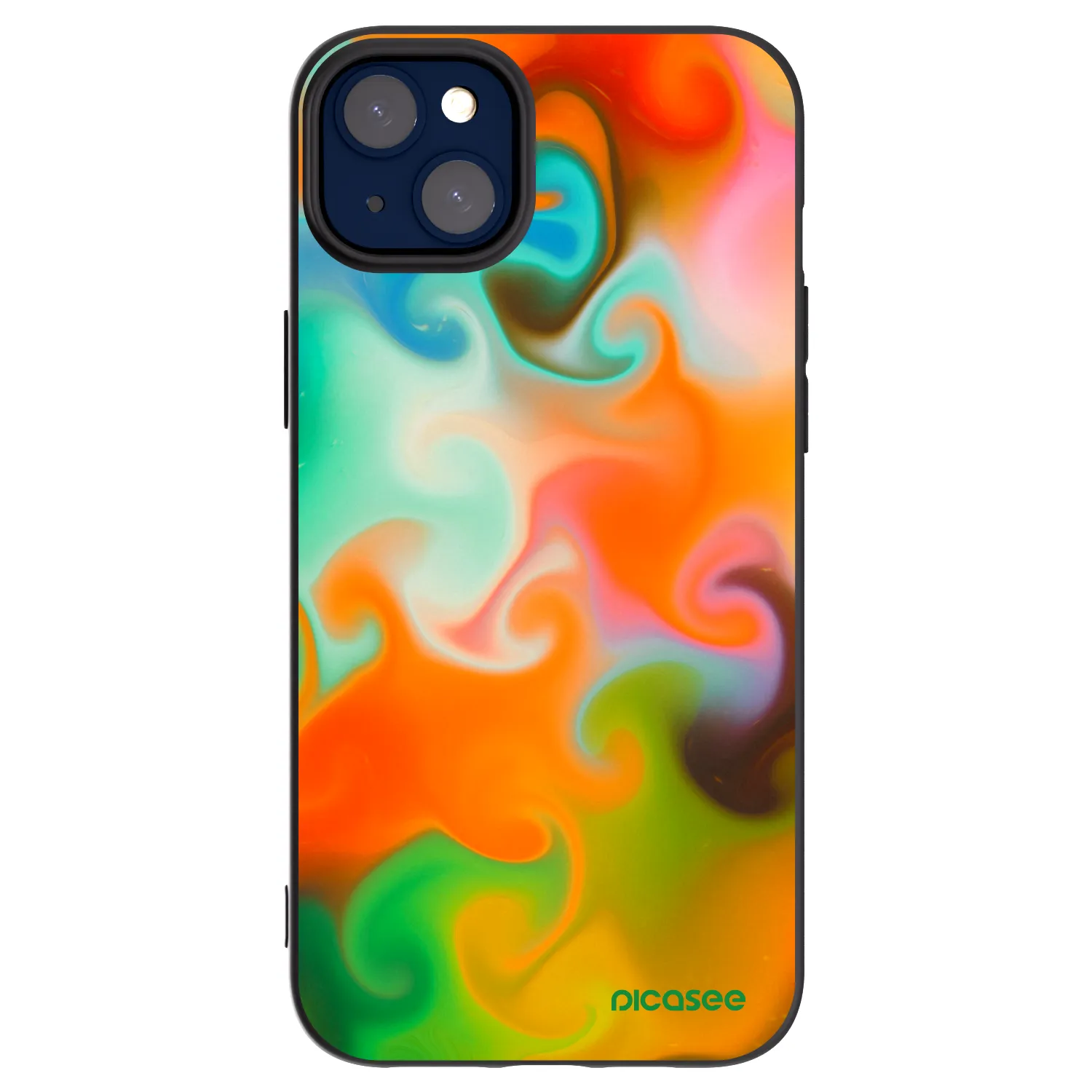 Picasee crna silikonska maskica za Apple iPhone 14 Plus - Juice