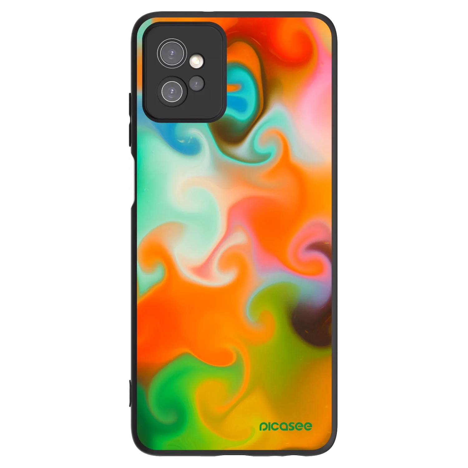 Picasee crna silikonska maskica za Motorola Moto G32 - Juice