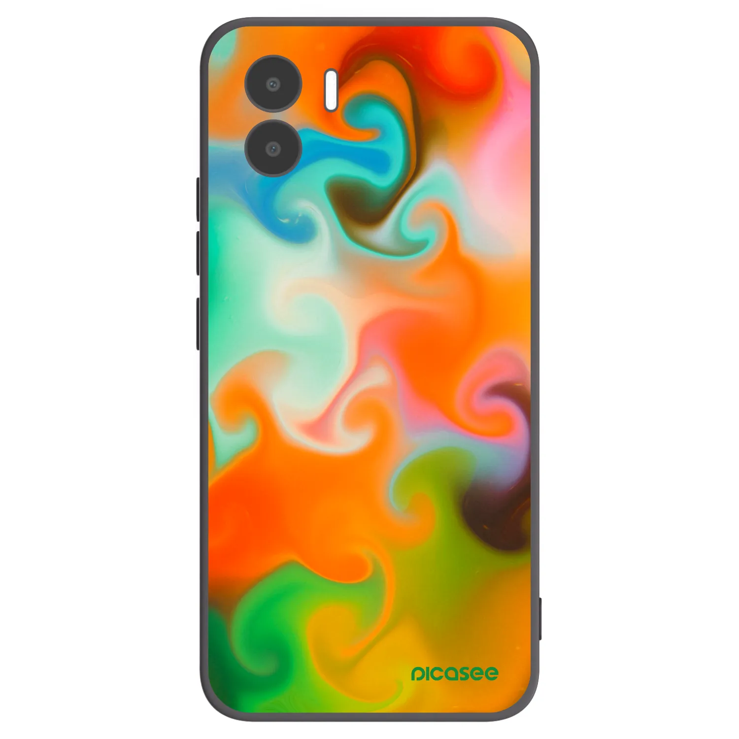 Picasee crna silikonska maskica za Xiaomi Redmi A1 - Juice