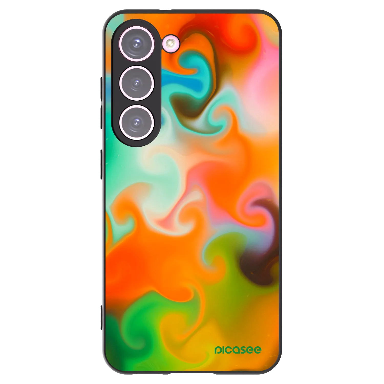 Picasee crna silikonska maskica za Samsung Galaxy S23 5G - Juice