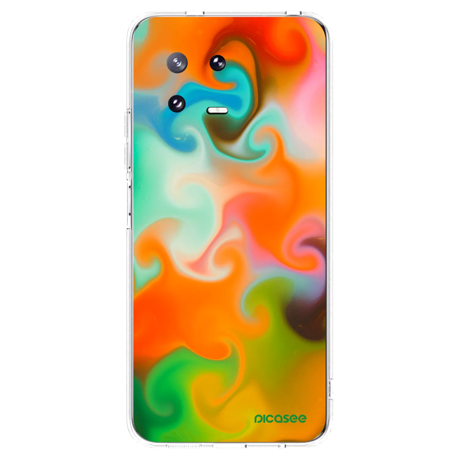 Picasee silikonska prozirna maskica za Xiaomi 13 Pro - Juice