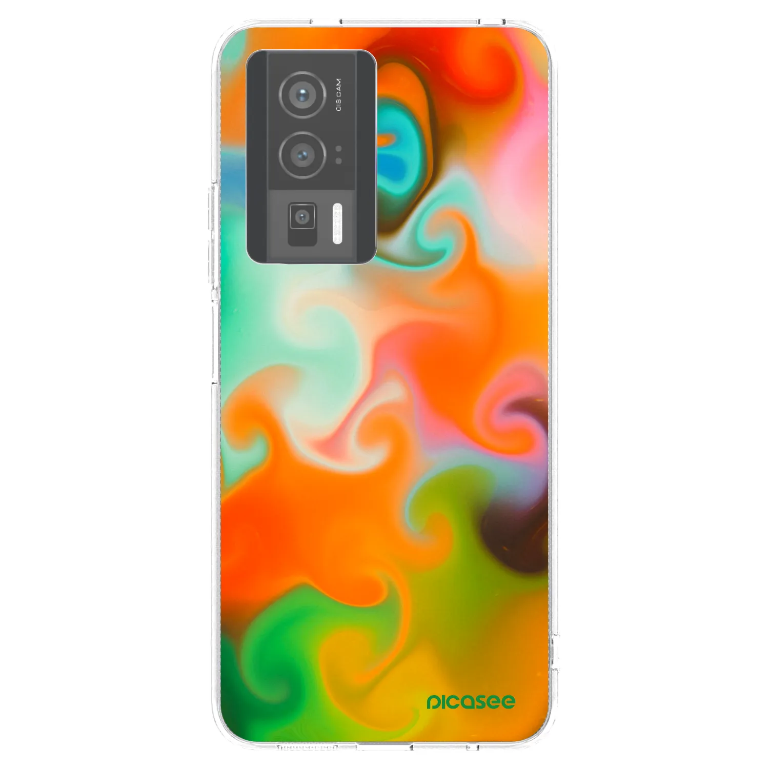 Picasee silikonska prozirna maskica za Xiaomi Poco F5 Pro 5G - Juice