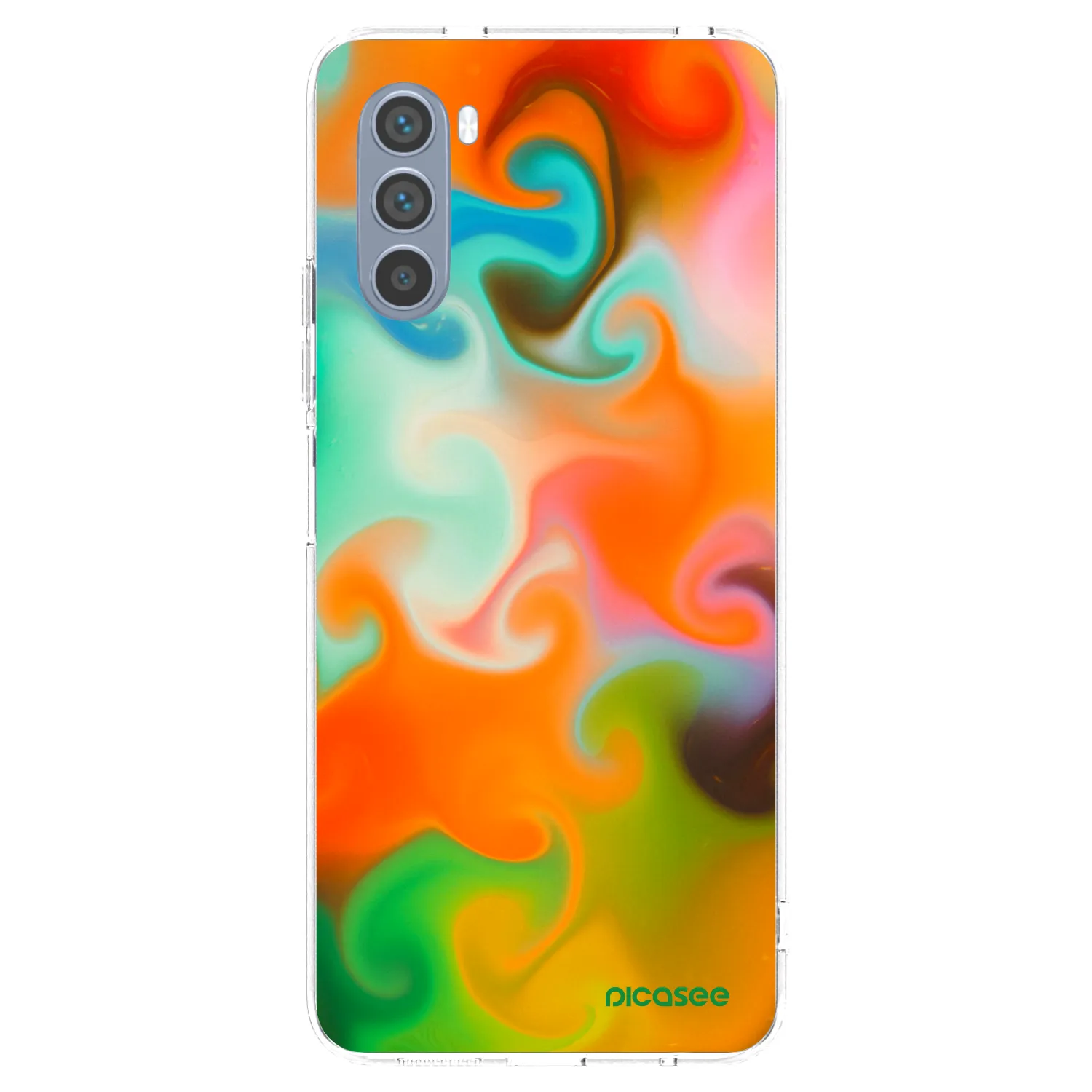 Picasee silikonska prozirna maskica za Motorola Moto G62 - Juice