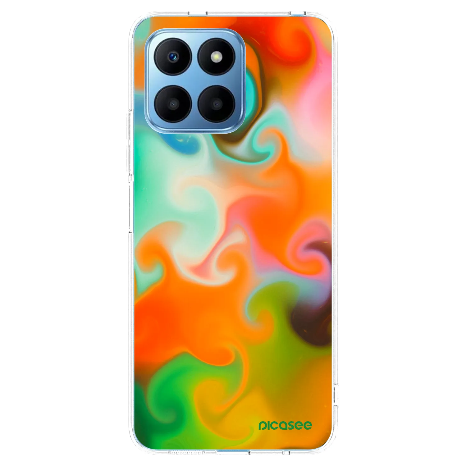 Picasee silikonska prozirna maskica za Honor 70 Lite - Juice