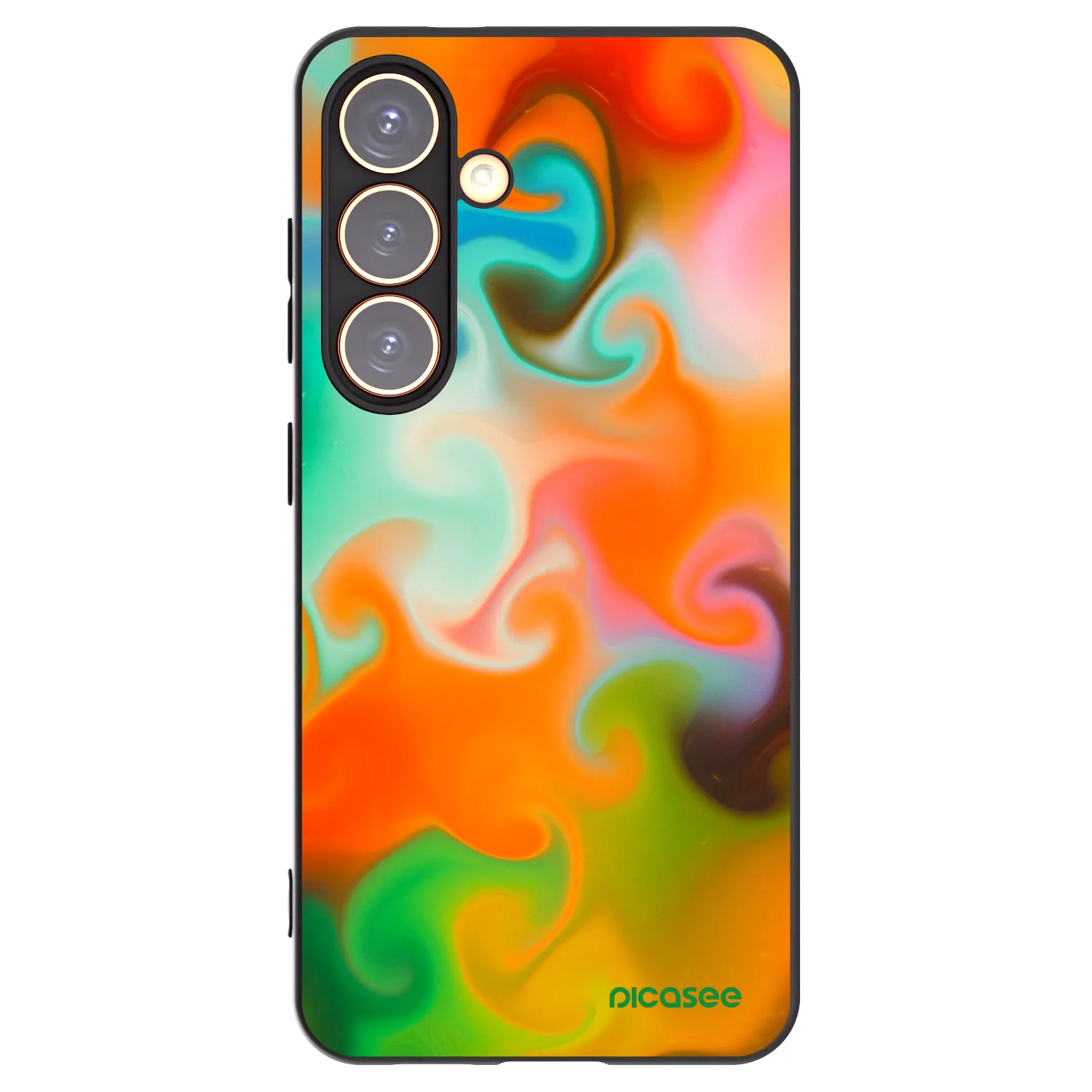 Picasee crna silikonska maskica za Samsung Galaxy S24 S921B 5G - Juice