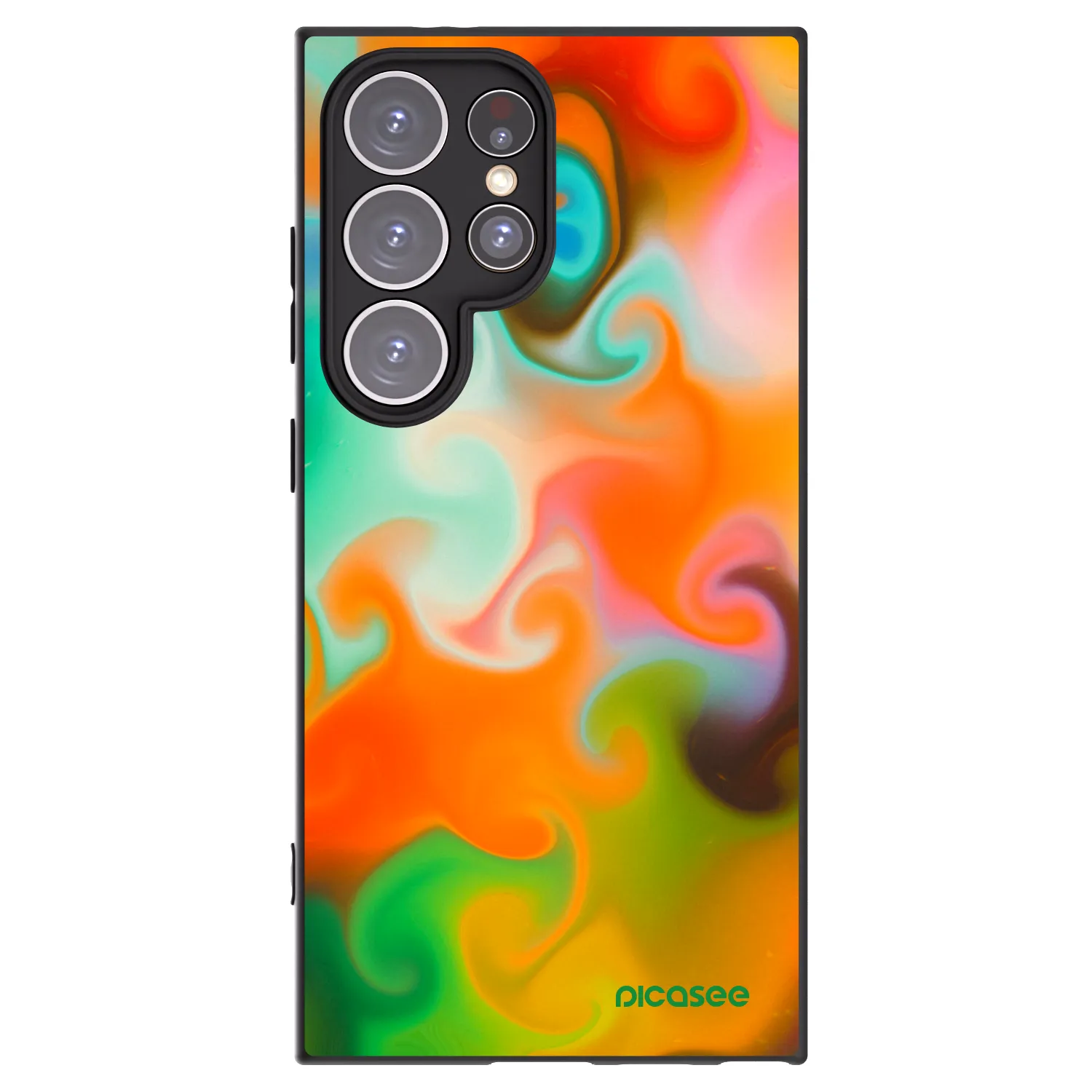 Picasee crna silikonska maskica za Samsung Galaxy S24 Ultra S928B 5G - Juice