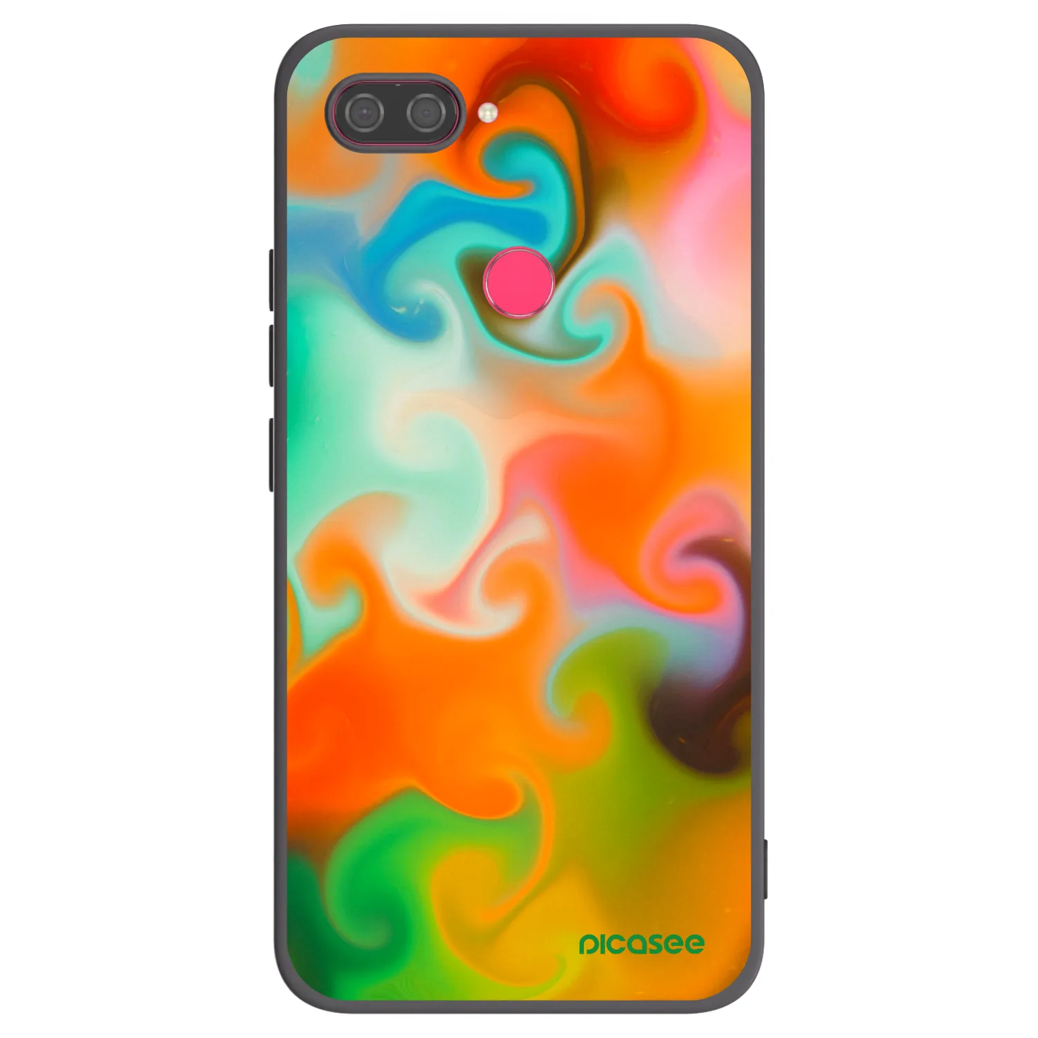 Picasee crna silikonska maskica za Xiaomi Mi 8 Lite - Juice
