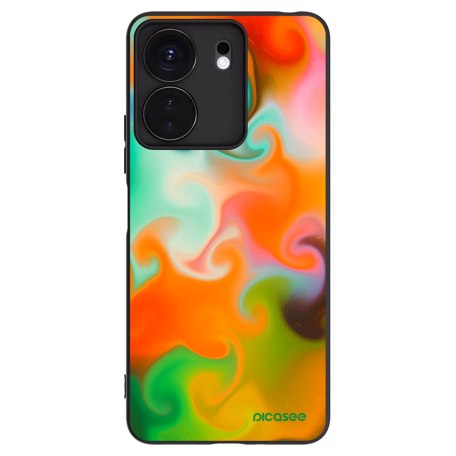 Picasee crna silikonska maskica za Xiaomi Redmi 13C 4G - Juice