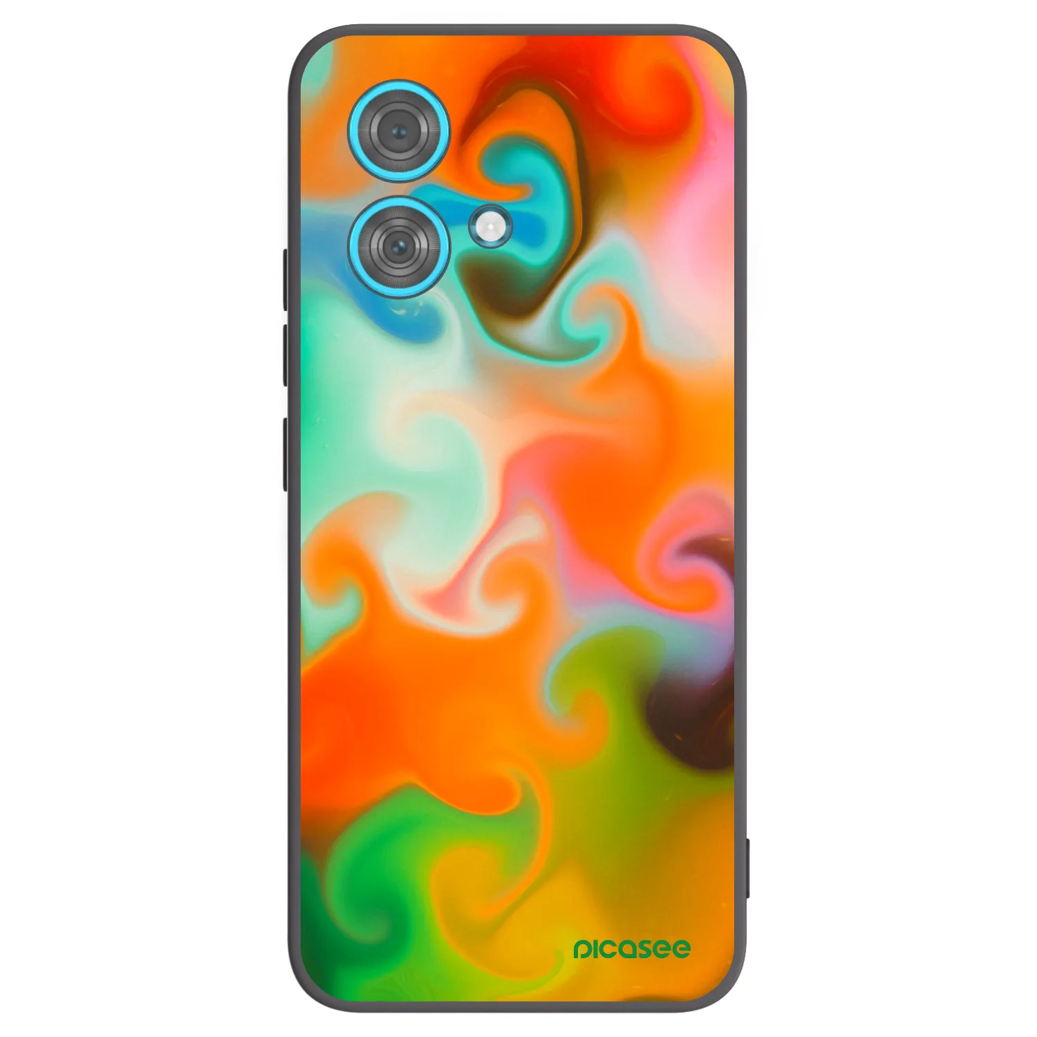 Picasee crna silikonska maskica za Motorola Edge 40 Neo - Juice