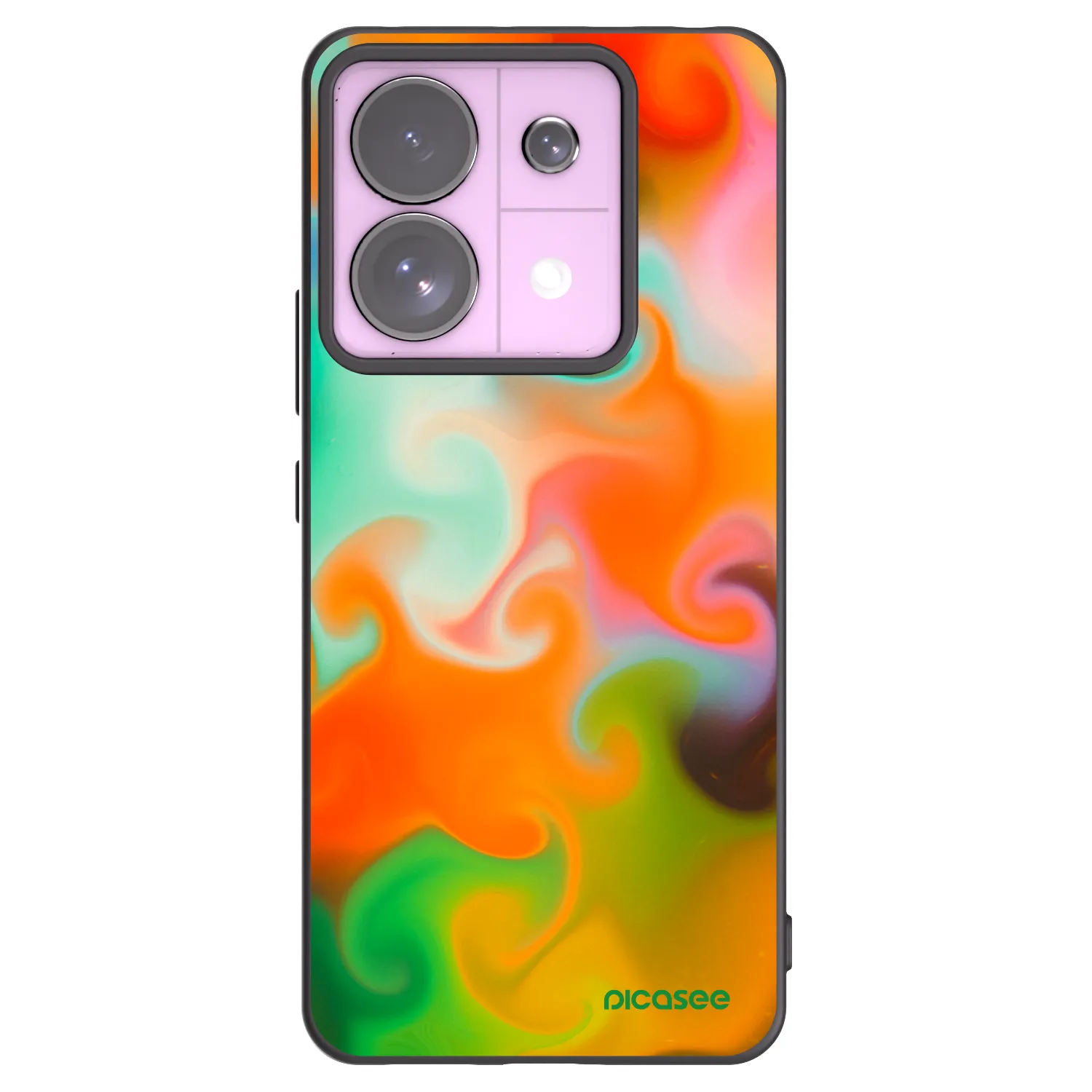 Picasee crna silikonska maskica za Xiaomi Redmi Note 13 Pro 5G - Juice