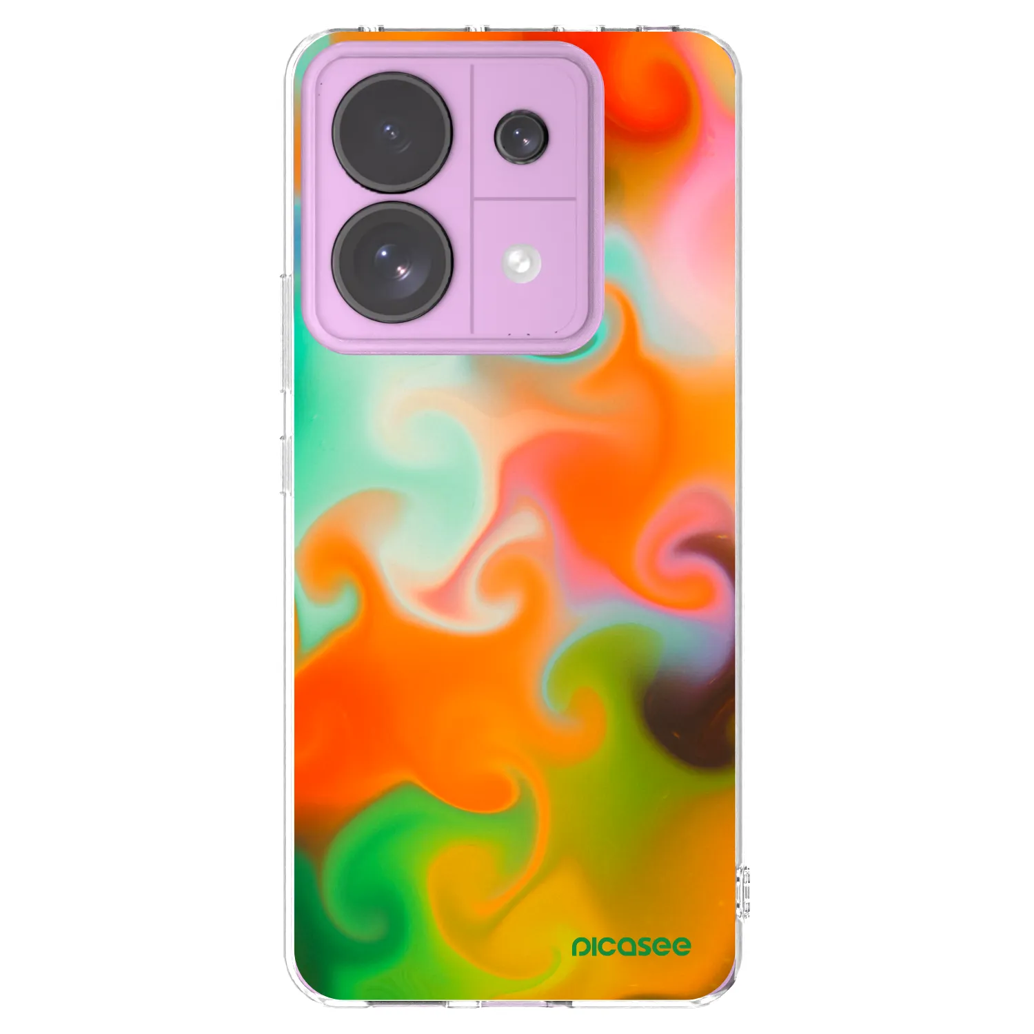 Picasee silikonska prozirna maskica za Xiaomi Redmi Note 13 Pro 5G - Juice