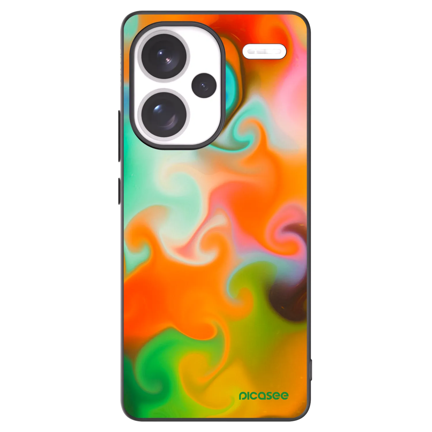 Picasee crna silikonska maskica za Xiaomi Redmi Note 13 Pro+ 5G - Juice