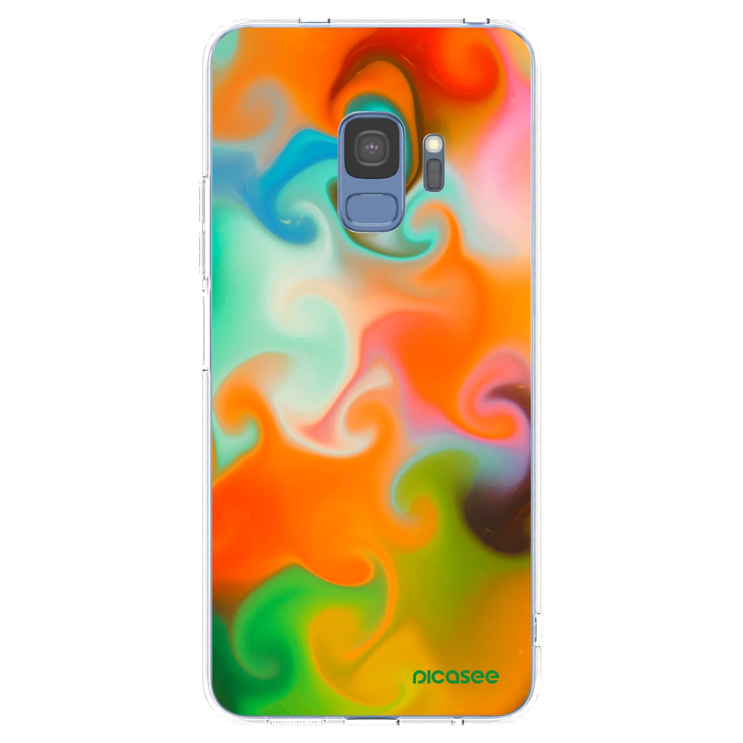 Picasee silikonska prozirna maskica za Samsung Galaxy S9 G960F - Juice