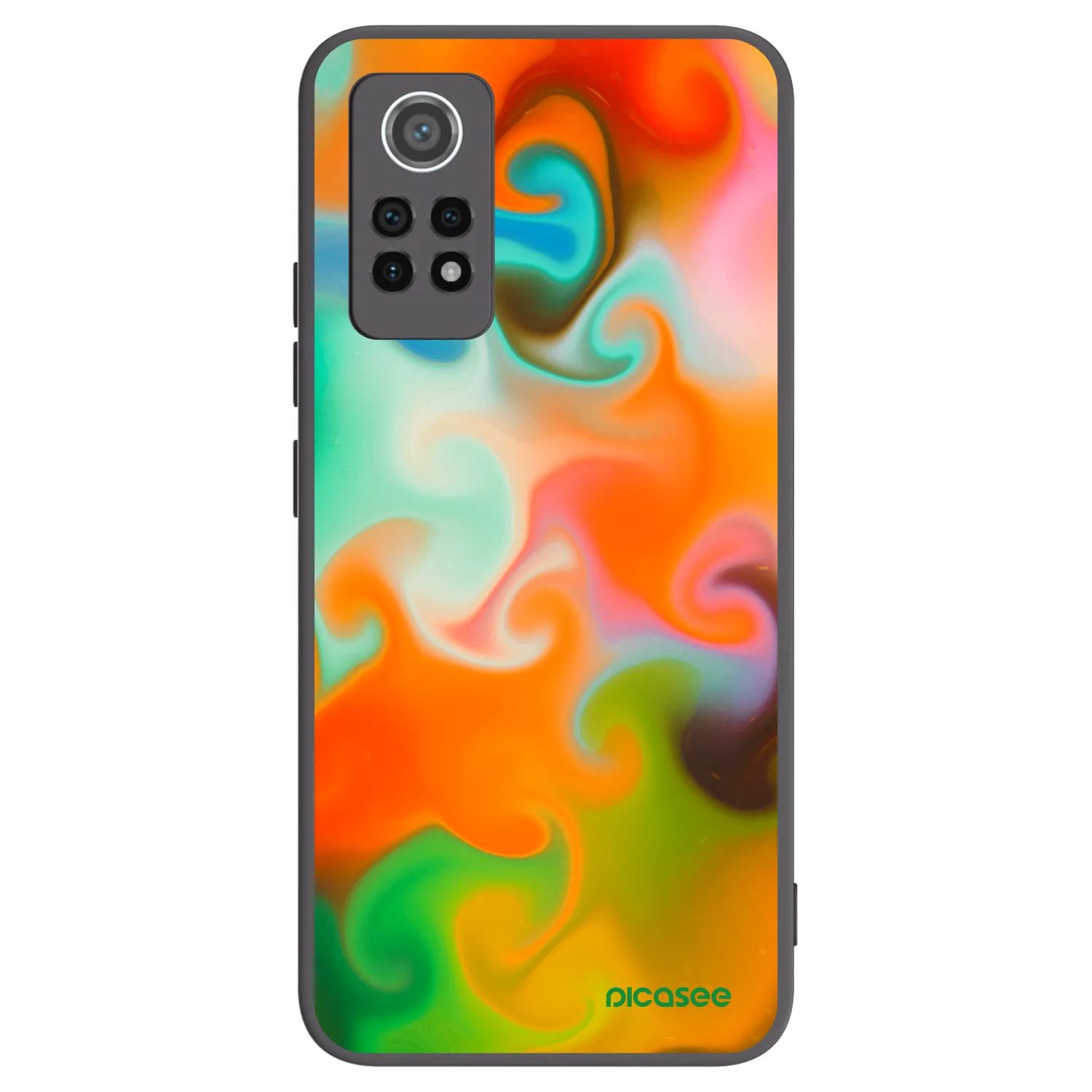 Picasee crna silikonska maskica za Xiaomi Redmi Note 12 Pro 4G - Juice